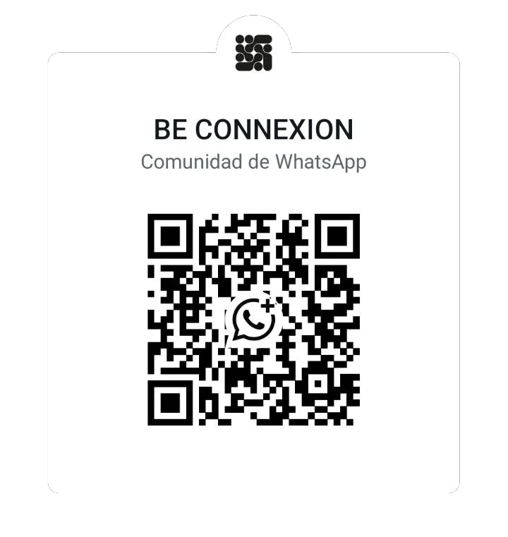 enlace QR de la Comunidad Be Connexion