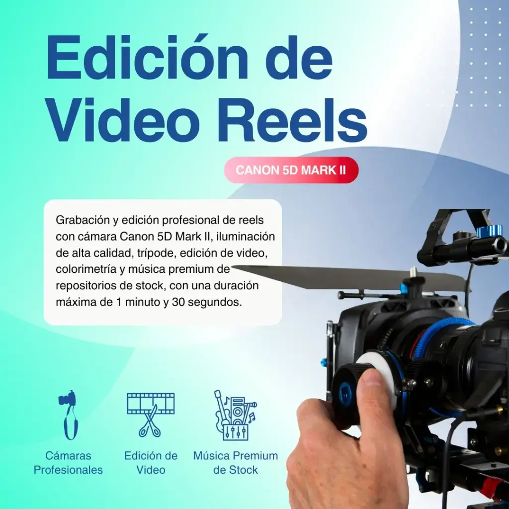 Grabación y Edición de Reels con Cámara PRO (Video + Sonido + Música)