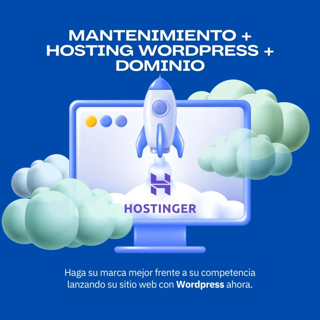 Mantenimiento y Hosting Wordpress Anual
